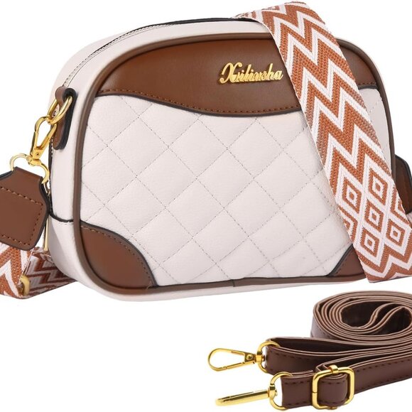 Stylish Small Leather Crossbody Purse with Adjustable Strap - Perfect Gift - Picture 1 of 8